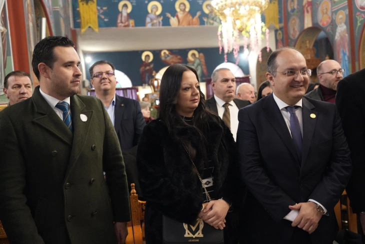 Костадинов со делегација од Струмица присуствуваа на одбележувањето на „Свети 15 свештонамаченици“ во Кукуш, Грција