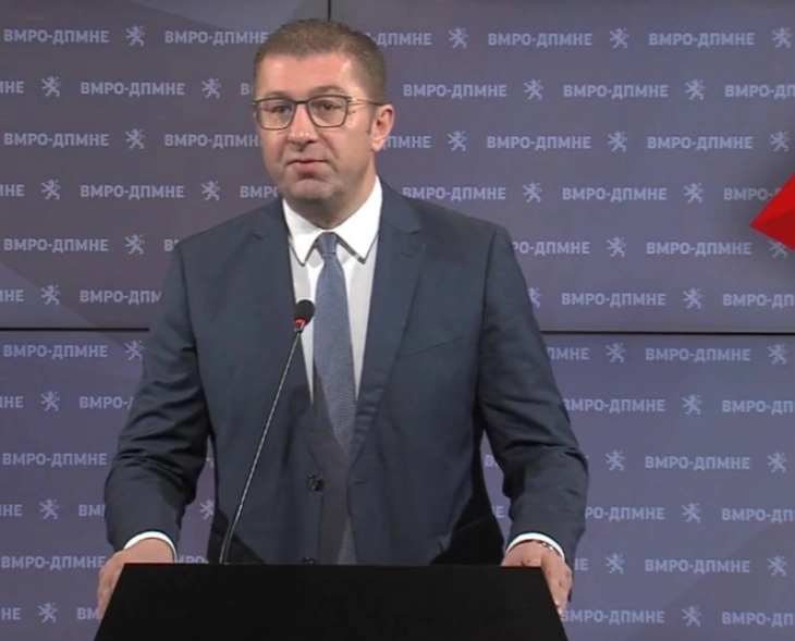 Mickoski: Prej sot ka vetëm një opsion - zgjedhje të parakohshme parlamentare