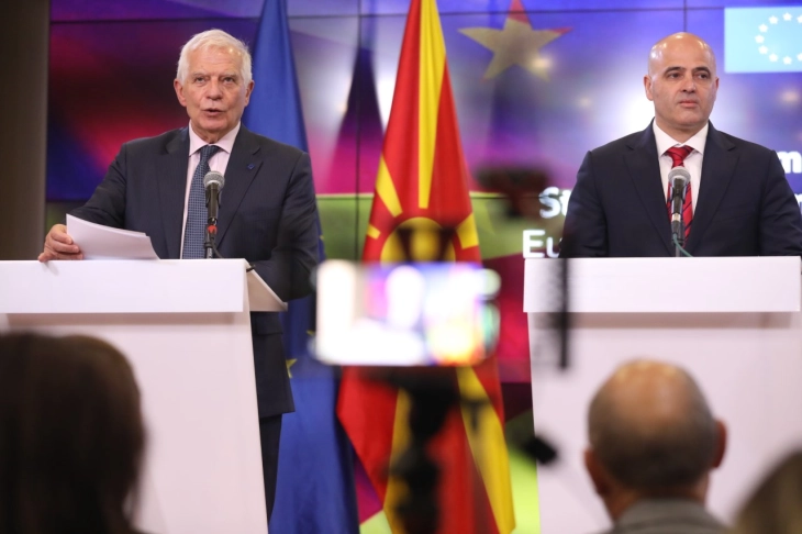 PM Kovachevski to welcome and meet with EC Vice-President Borrell ahead of OSCE summit