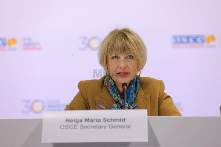 Shmid: Vendimet e marra këtu në Shkup do të mundësojnë vazhdimin e suksesshëm të punës së OSBE-së