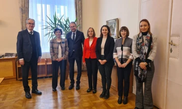 Претседателката на Уставниот суд, Добрила Кацарска и претставници од ИЧП во посета на Уставниот суд на Словенија