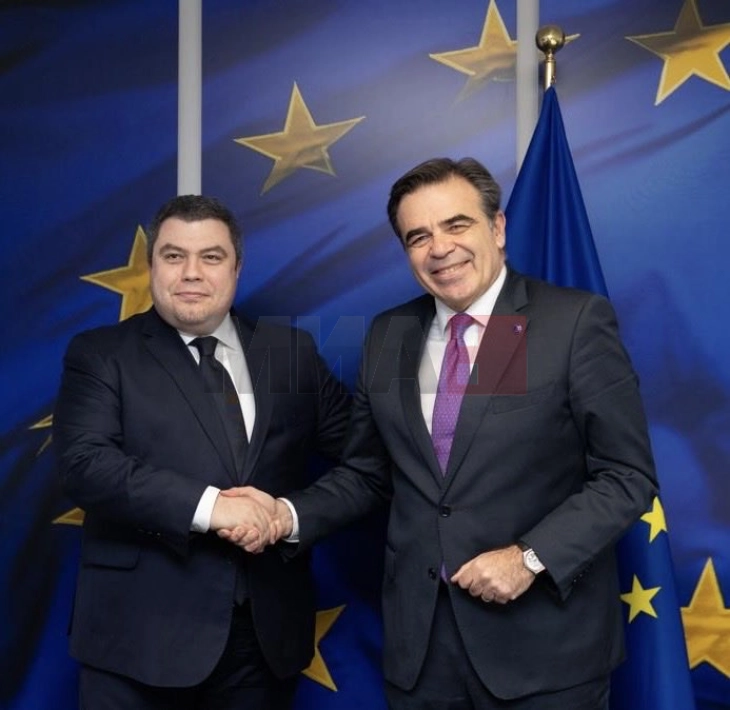 Схинас по средбата со Маричиќ: Северна Македонија веќе презеде големи чекори кон ЕУ, зграпчете го моментумот и продолжете со реформите 