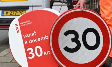 Amsterdam to implement a 30 km/h speed limit on most city streets