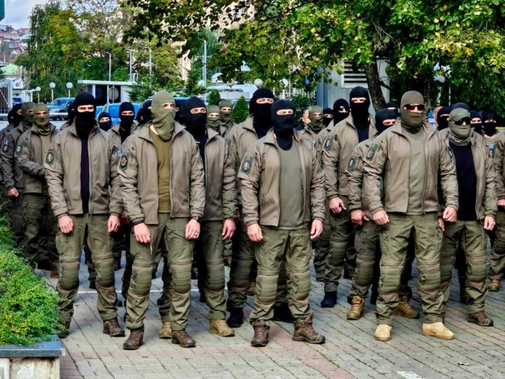 Косовските специјалци на протест пред владата со барање за повисоки примања