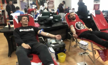 Вкупно 109 единици крв собрани во крводарителска акција во Кавадарци 