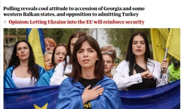 Европејците се отворени за членство на Украина во ЕУ, но не и за Западен Балкан, приемот на Северна Македонија го поддржуваат 26 отсто