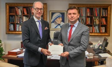Османи ги прими копиите од акредитивните писма на новоименуваните амбасадори на Луксембург, Норвешка и на Латвија