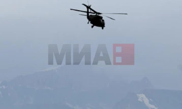 Хеликоптер на АРМ принудно слетал во реонот на селата Средно и Долно Коњаре, нема оштетувања