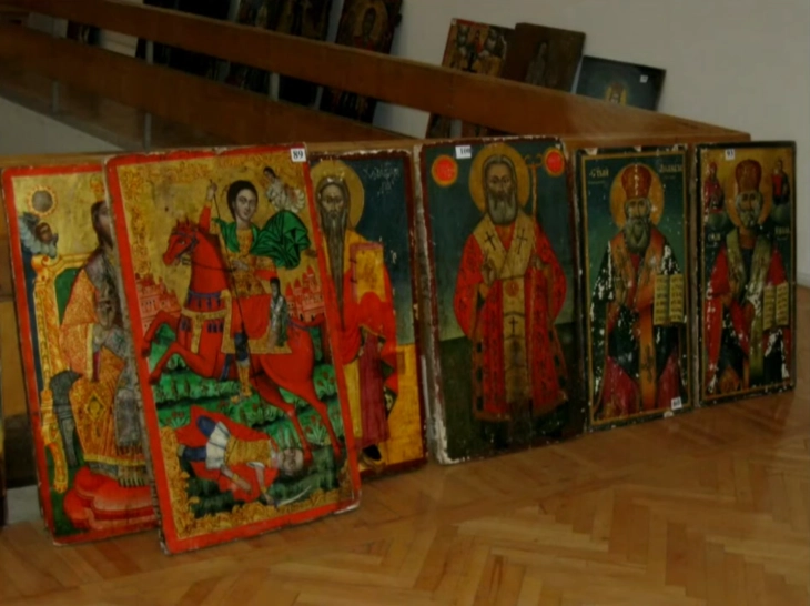 Kostadinovska Stojchevska in Tirana for Albania to return 20 illegally taken icons