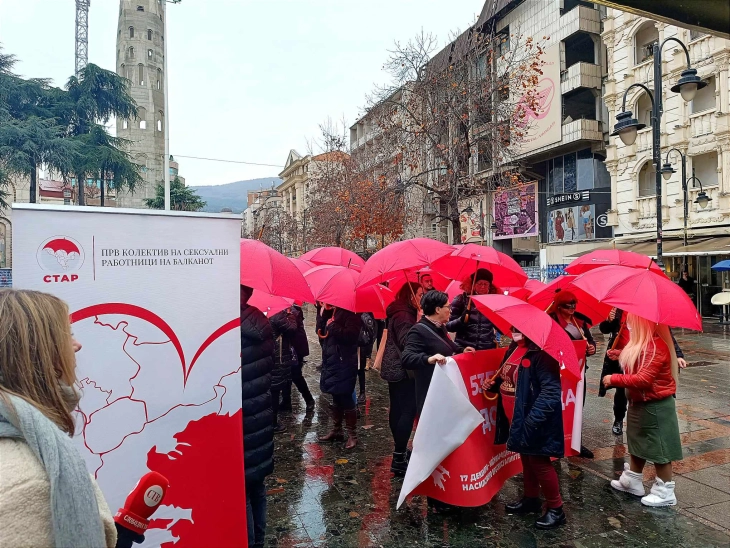 Со традиционалниот Марш на црвените чадори сексуалните работнички годинава ја одбележуваат добиената правда