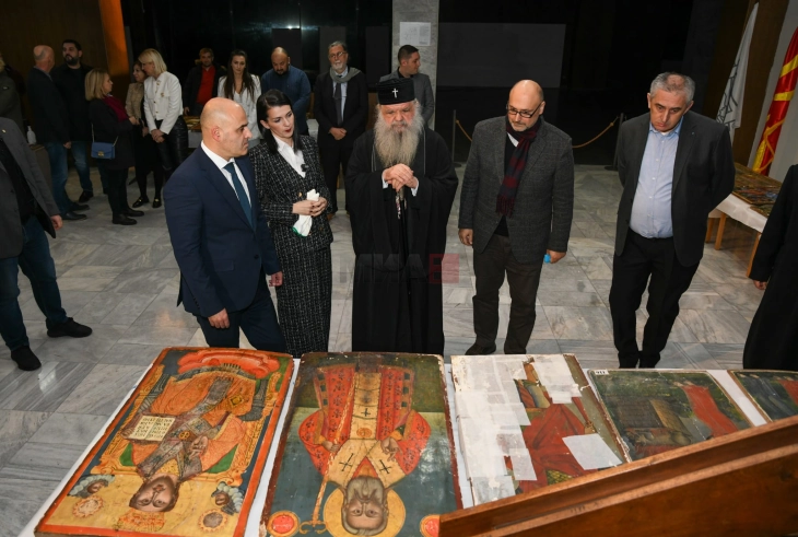 Ковачевски: Дваесет икони, дел од културното наследство, по една деценија се вратени дома