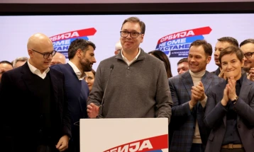 Вучиќ прогласи победа на изборите во Србија