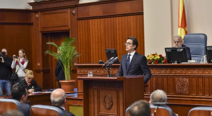 President Pendarovski to deliver annual address in Parliament