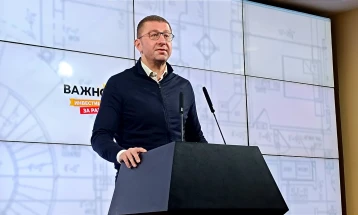Mickoski available for public meeting with Kovachevski if invited, Xhaferi won't get VMRO-DPMNE's support for caretaker PM