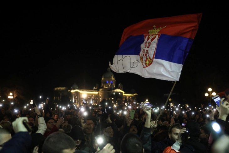 Renewed protests over alleged local election fraud in Belgrade