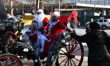 Општина Кисела Вода: Тридневниот новогодишен карван стартуваше од Драчево, финализира во Расадник