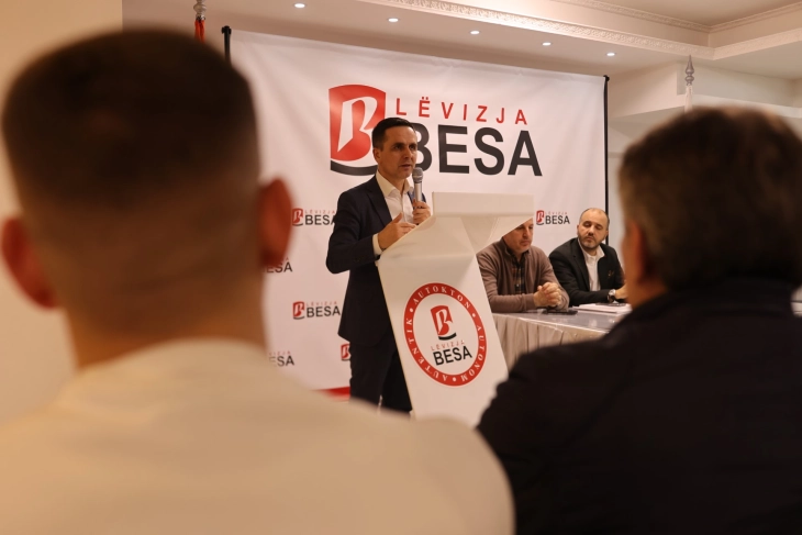 Lëvizja BESA mbajti kuvendin e degës në Çair, kryetar zgjidhet Astrit Iljazi