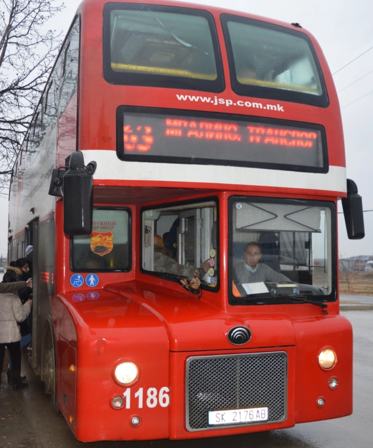 Автобусите на ЈСП на 31 декември и 1 јануари ќе возат по неделен возен ред