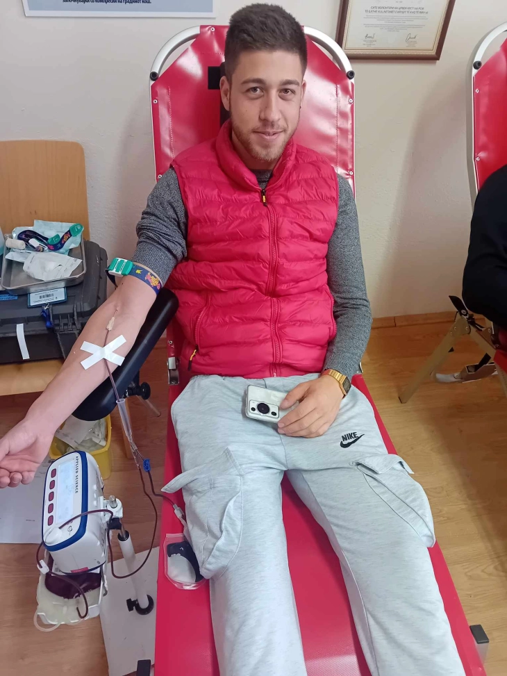 Прва крводарителска акција во Делчево за 2024 година