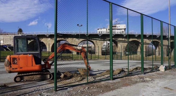 Започна изградбата на спортскиот комплекс во населбата „Дворови“ во Велес
