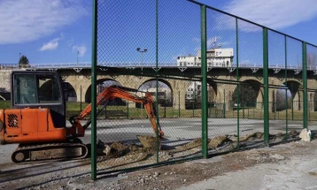 Започна изградбата на спортскиот комплекс во населбата „Дворови“ во Велес