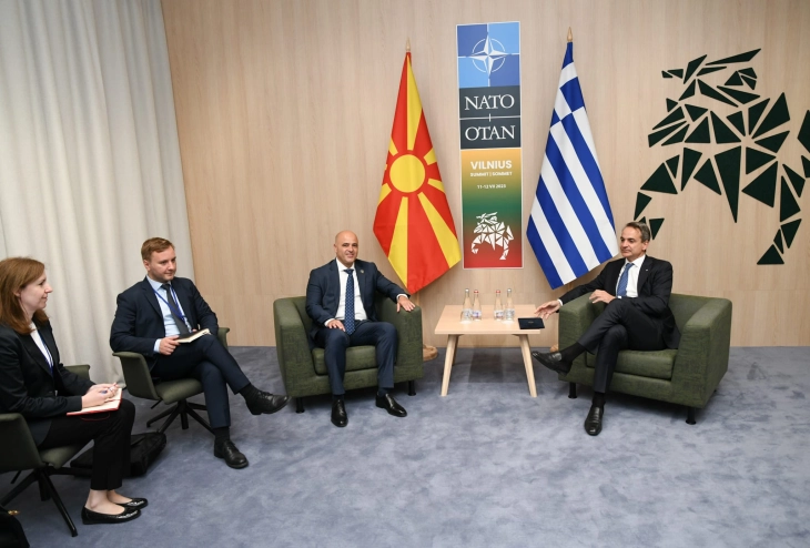 Kovachevski: Meeting with Mitsotakis confirms excellent bilateral ties