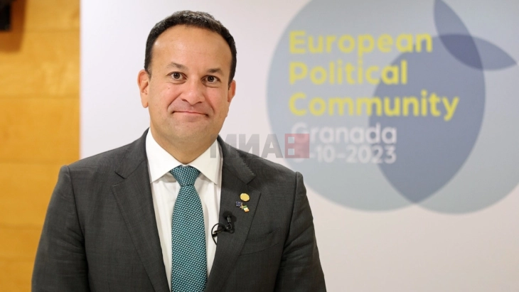 Ирскиот премиер Варадкар в петок во официјална посета на Северна Македонија