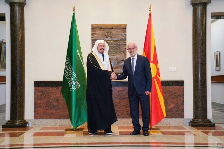 Speaker Xhaferi meets Saudi counterpart Muhammad Al ash-Sheikh