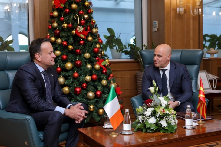 Kovachevski – Varadkar: Ireland is strong partner and supporter to North Macedonia’s EU integration