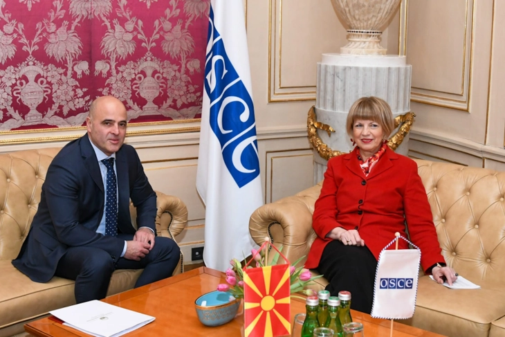 Kovachevski – Schmid: North Macedonia strongly contributed to OSCE, European security