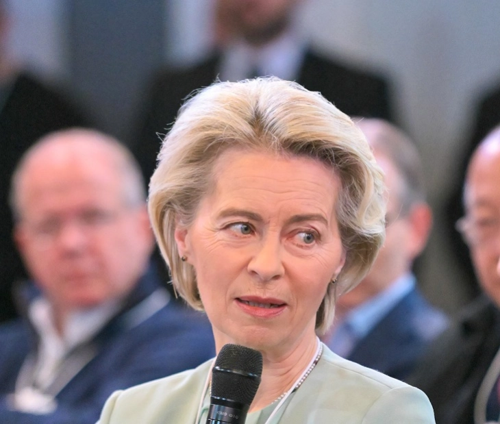 Hold firm, EU's von der Leyen tells Ukraine's supporters at Davos