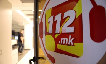 QMK: Në 112 gjatë 24 orëve të fundit ka pasur 1.647 thirrje dhe një kërkim për një person që ka rrëshqitur në Vodno