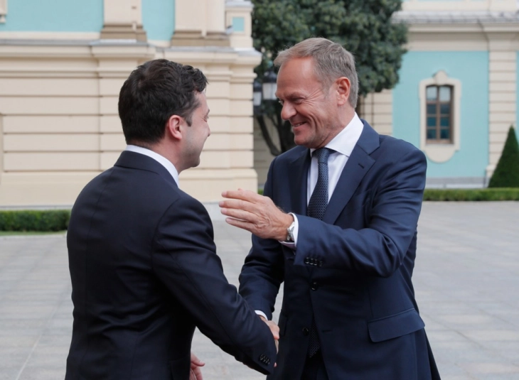 Poland's Tusk in Kiev to mobilize more Western aid for Ukraine