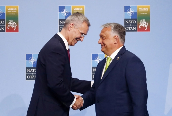 Орбан до Столтенберг:  Унгарија го поддржува влезот на Шведска во НАТО