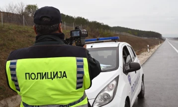 Shqiptohen 148 sanksione për tejkalim të shpejtësisë së lejuar