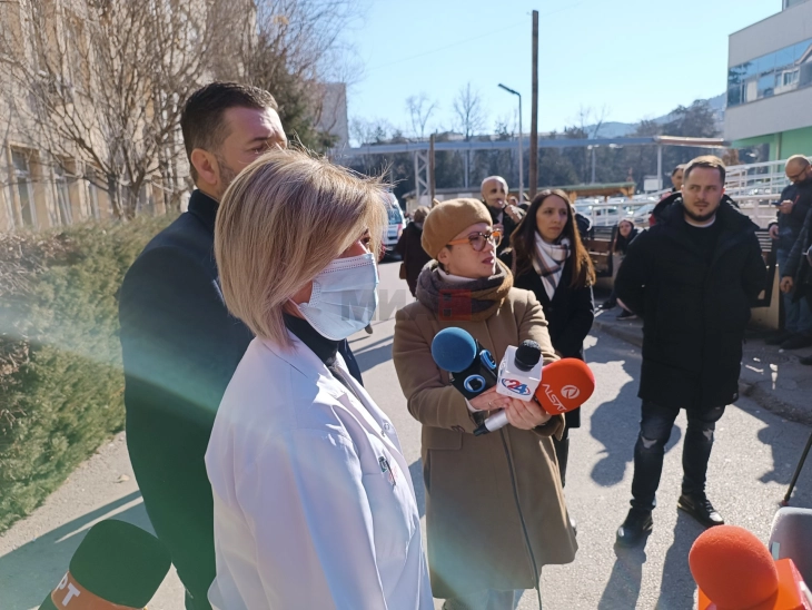 Приведени поранешниот директор и двајца вработени, Клиниката за Онкологија функционира без проблеми, уверуваат Клисарова и Матоши