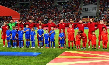 Македонските фудбалери на 10 јуни против Чешка во Прага