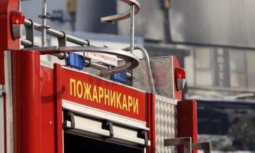 Две бараки зафатени со пожар во Драчево, нема повредени