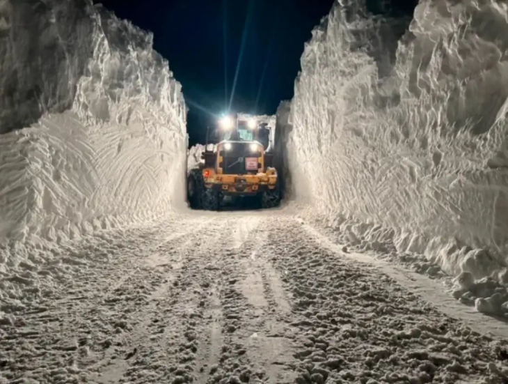 Shtresa e borës në Turqinë lindore ka mbërritur në 10 metra