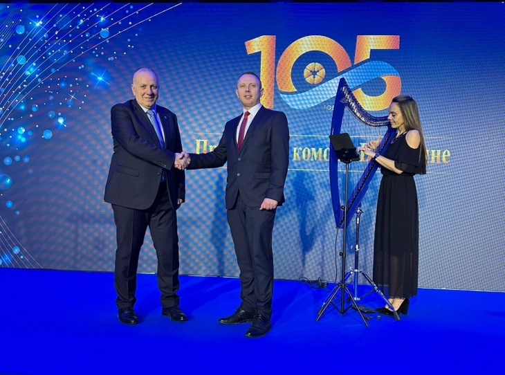 Претседателот на ССК Трајан Ангелоски на прославата 105 години од основањето на Стопанска комора на Војводина