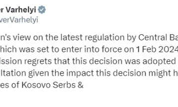 Varheji: KE është e shqetësuar për vendimin e Kosovës për heqjen e dinarit