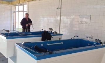 Набавена и монтирана опрема за хидромасажа за болницата „Свети Еразмо“ од Охрид