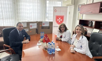 Донација од Амбасадата на Суверениот Ред на Малта за Клиниката за детски болести