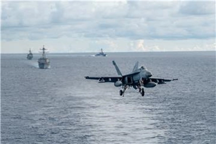 САД, Австралија и Јапонија одржаа воени вежби во Јужното кинеско море