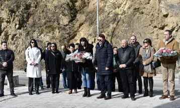 АД ЕСМ им оддаде почит на загинатите градители на ХЕС „Маврово“