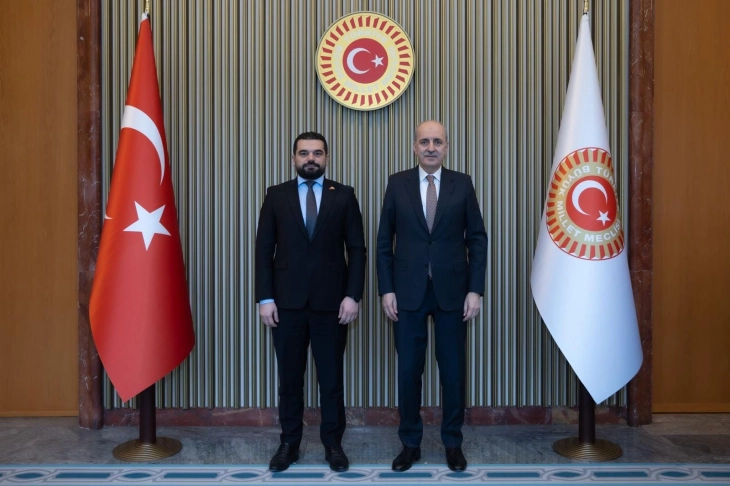 Justice Minister Lloga visits Grand National Assembly of Turkey