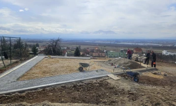 Почна изградбата на ново детско игралиште во Ајватовци во општина Илинден