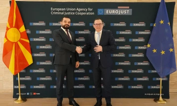 Minister Lloga meets Eurojust President Hamran