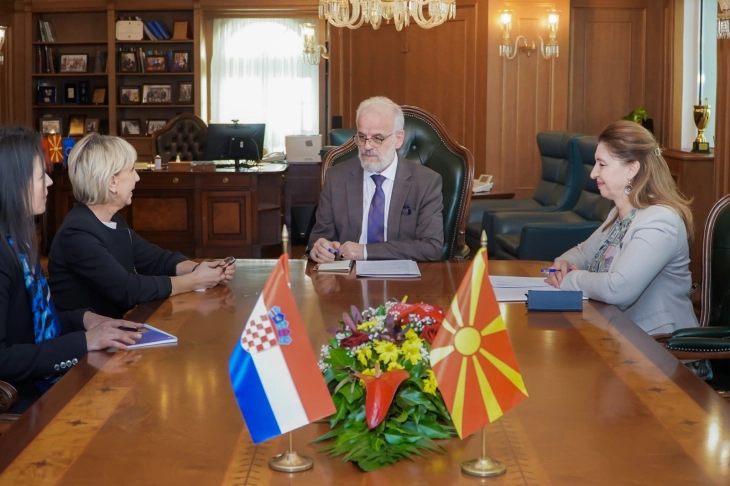 Xhaferi - Tiganj: Croatia strongly supports North Macedonia's European perspective