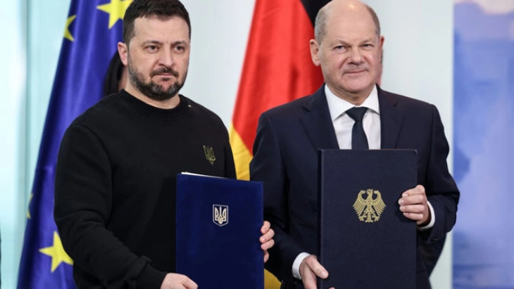 Шолц и Зеленски потпишаа безбедносен договор